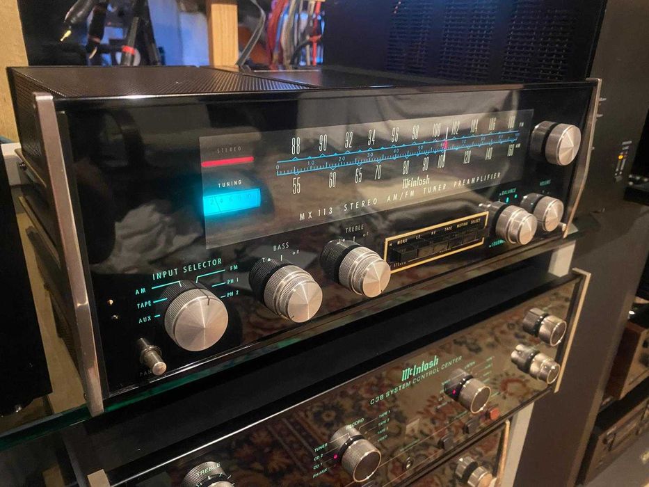 Zestaw stereo  McIntosch c38  Stax Elac z tweeter 4Pi