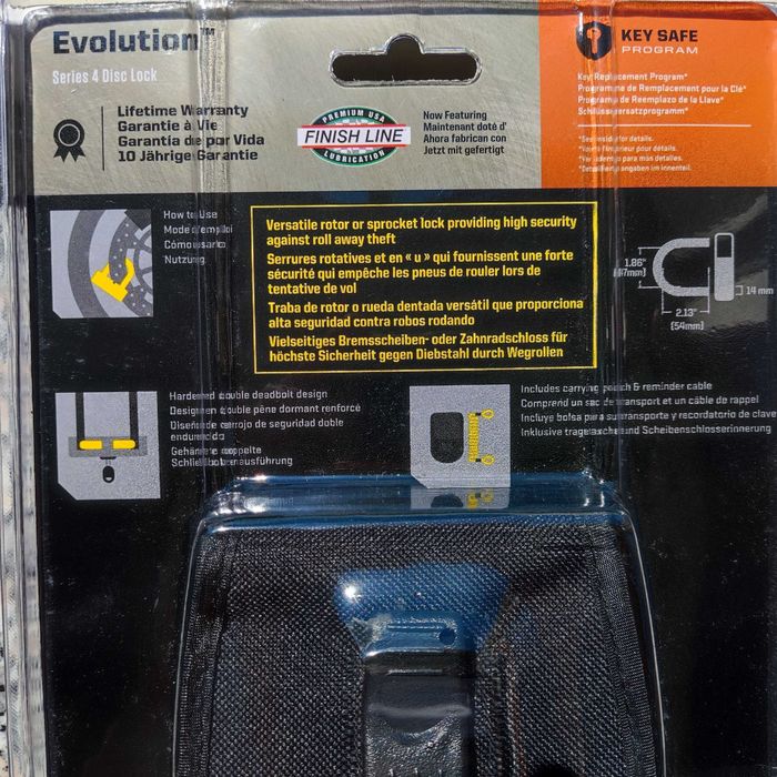 Kłódka Kryptonie Evolution Disc Lock