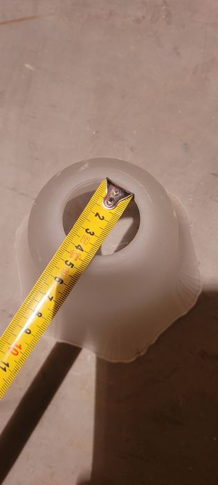 Szklane klosze do lampy lub żyrandola