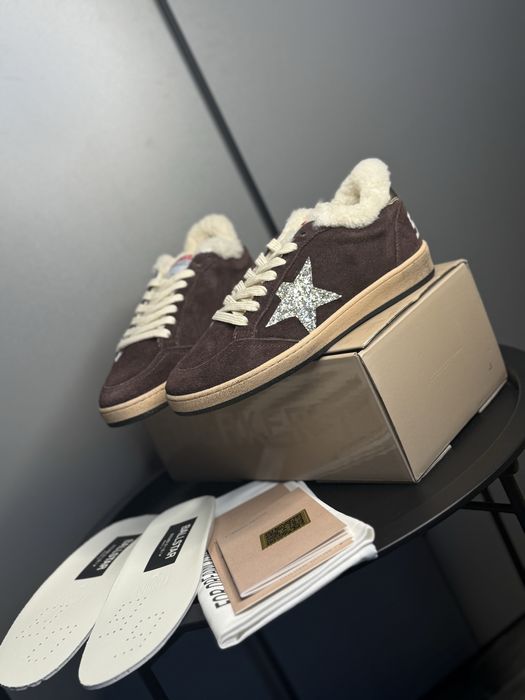 Голден гус кеды женские golden goose кроссвоки с мехом зимние теплые