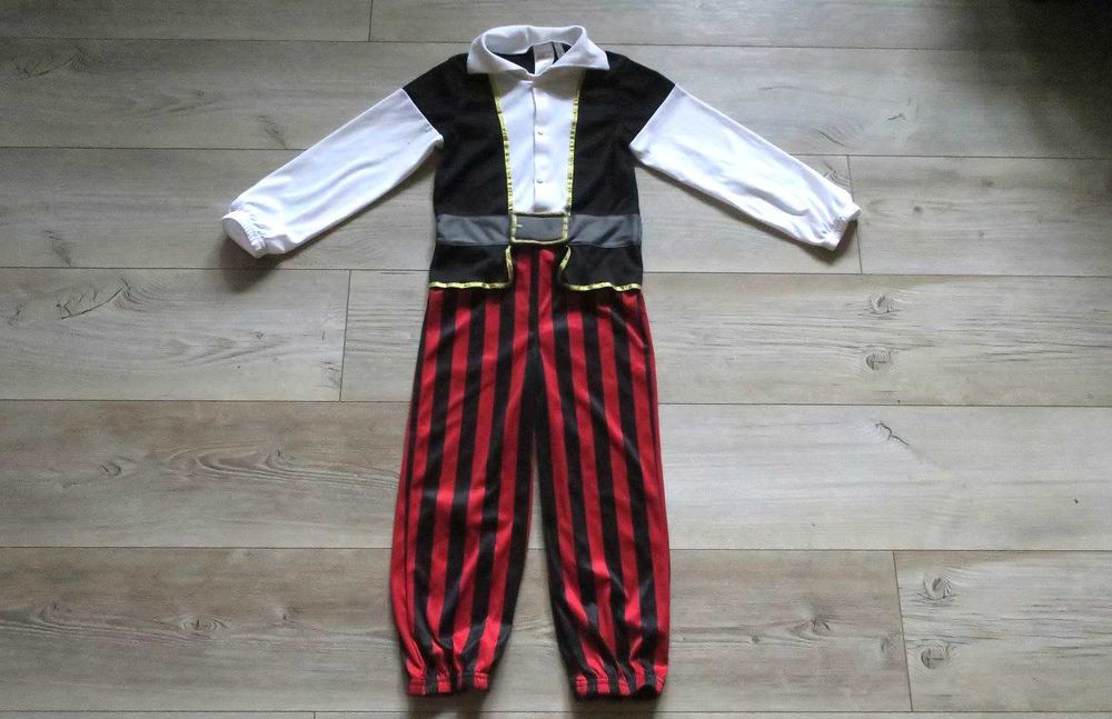 Strój karnawałowy pirat H&M roz 110-116, 4-6 lat