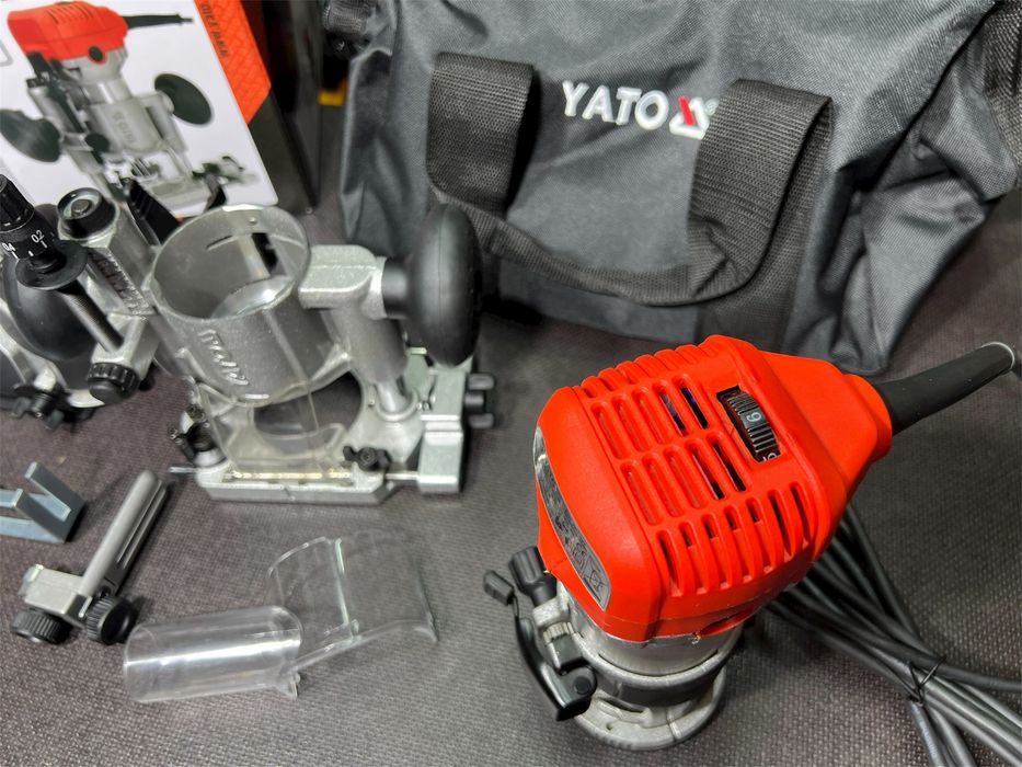 Кромочный фрезер YATO YT-82390 с набором платформ