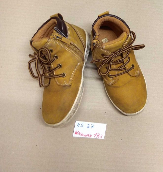 Buty Buciki dziecięce nr 27 wkładka 17.3 cm