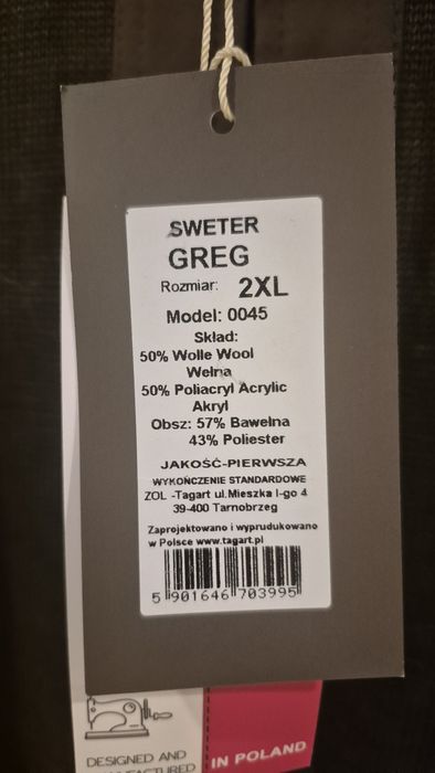 Sprzedam swetr Greg