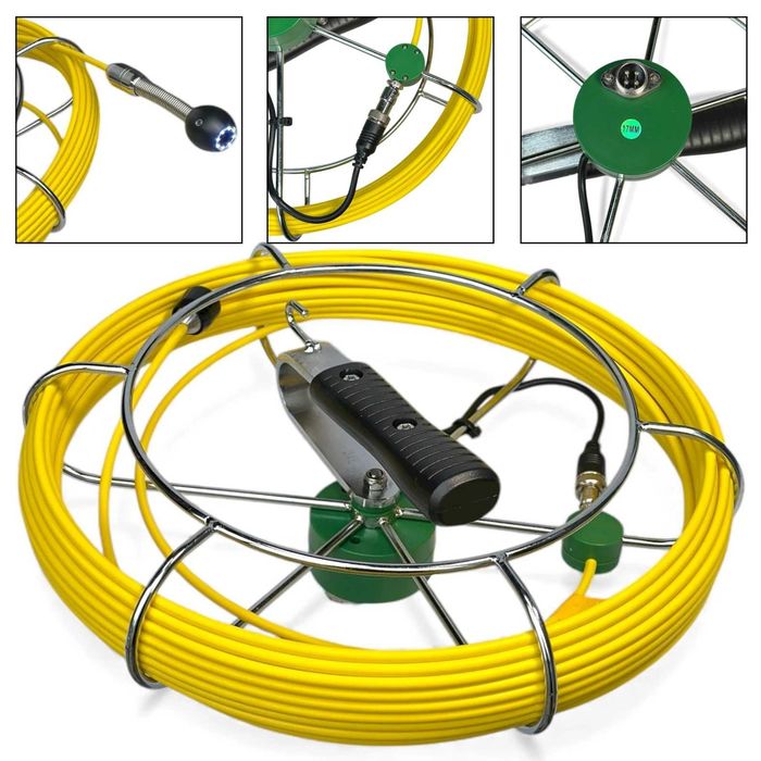 Ендоскоп відеодіагностики труб DALI D20 (20 м). Інспекція труб