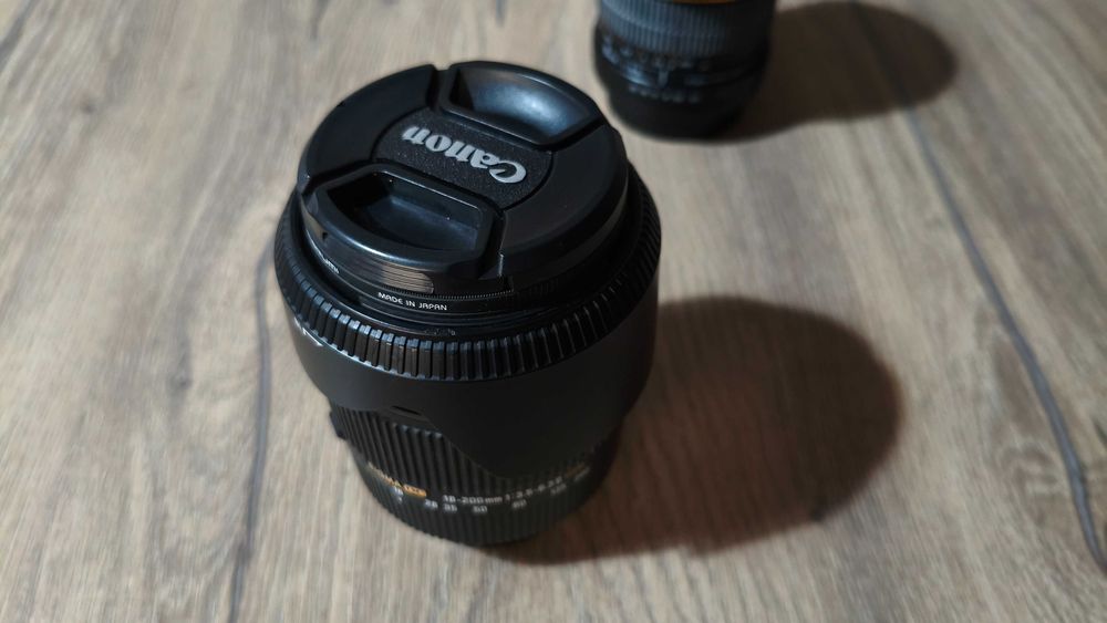 Canon EOS 60D + 3 obiektywy 50mm / 18-200 Sigma / Samyang 8mm
