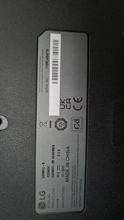 Monitor LG UltraGear QHD - 31.5" - 165Hz - 1ms MBR