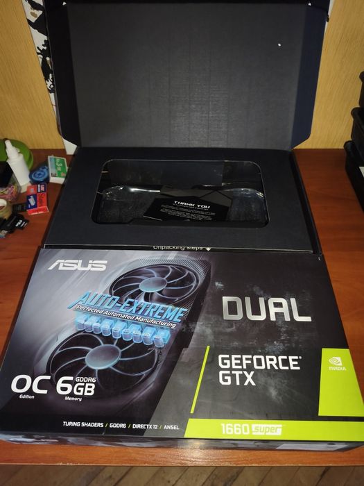 Відеокарта ASUS Dual GTX 1660 SUPER EVO OC 6GB