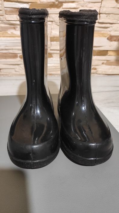 Детские резиновые сапоги 26-27 с утеплителем