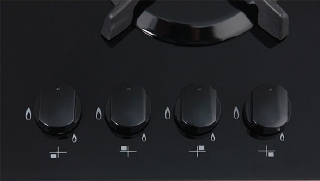 Варильна поверхня (Газова плита) Whirlpool GOR 6414 | 60 см | Чорне скло