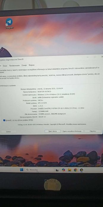 Dell XPS 15 9570 – i7