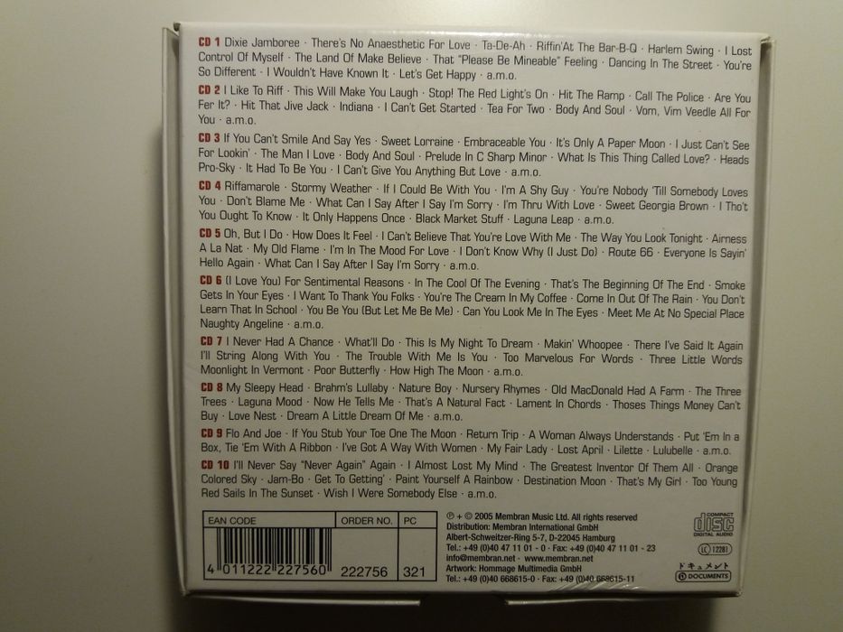 Nat King Cole 10 CD Set Box