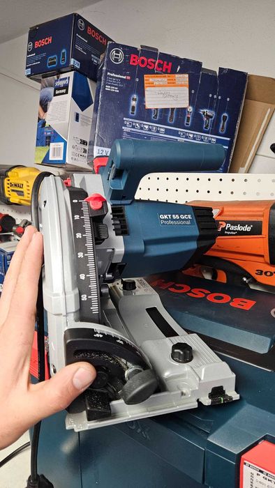 Pilarko-zagłębiarka Bosch GKT 55 GCE 1400W 165mm + LBOXX
