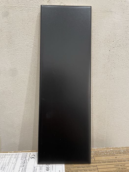 Plytki czarne Paradyż 10x30cm