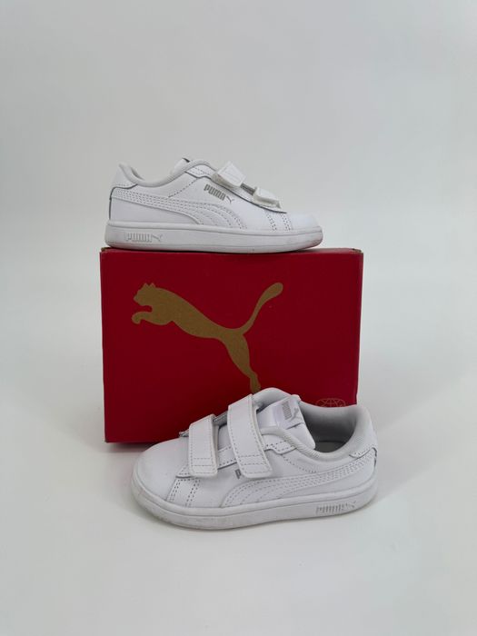 Puma sneakersy dziecięce 25 białe buciki tenisówki na rzep