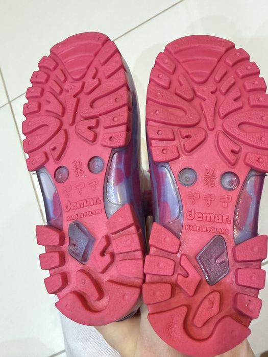 Denmar 24/25 ocieplane kalosze twister lux jak nowe