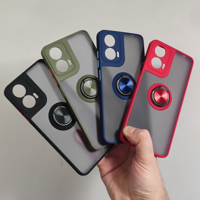 Противоударный чехол с кольцом подставкой Motorola G24:

Samsung A05S