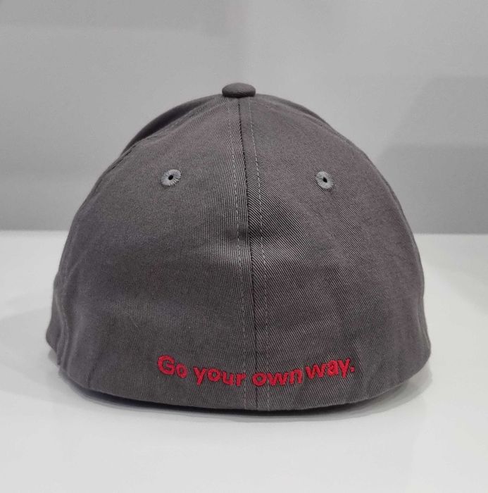 Szara CZAPKA z daszkiem ORIS HOLSTEIN 1904 Full Cap Flex Fit HAFT L/XL