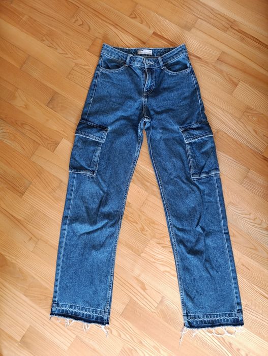 Джинси карго, жіночі, від bershka