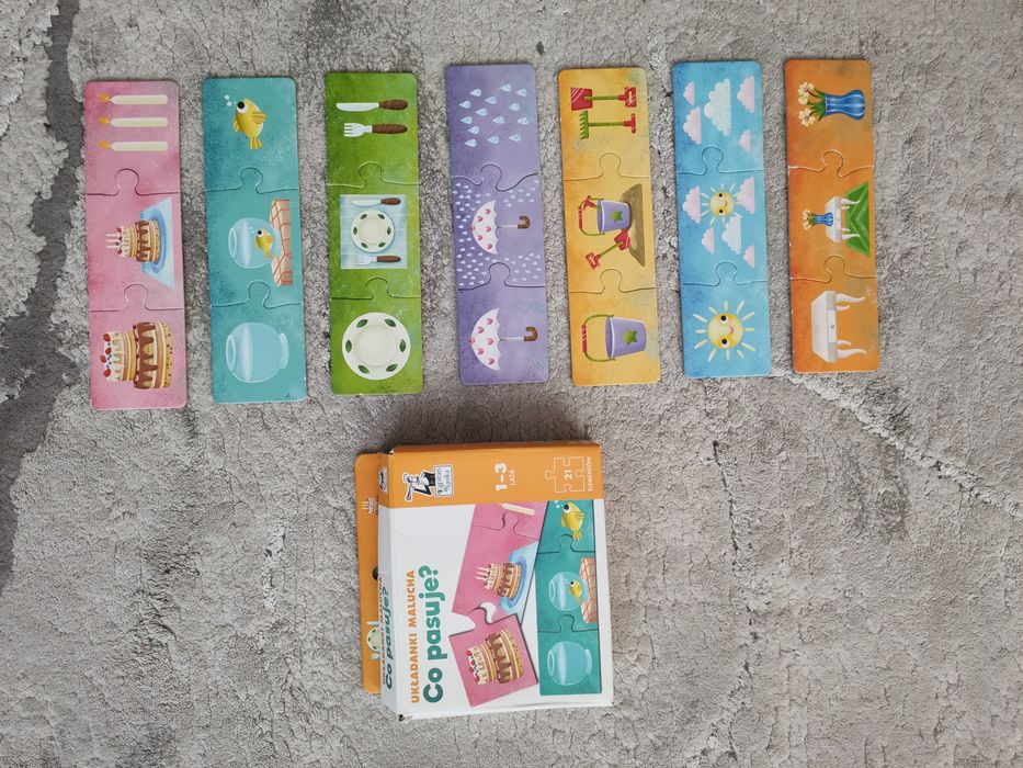Puzzle Co pasuje Kapitan Nauka 1-3 lata