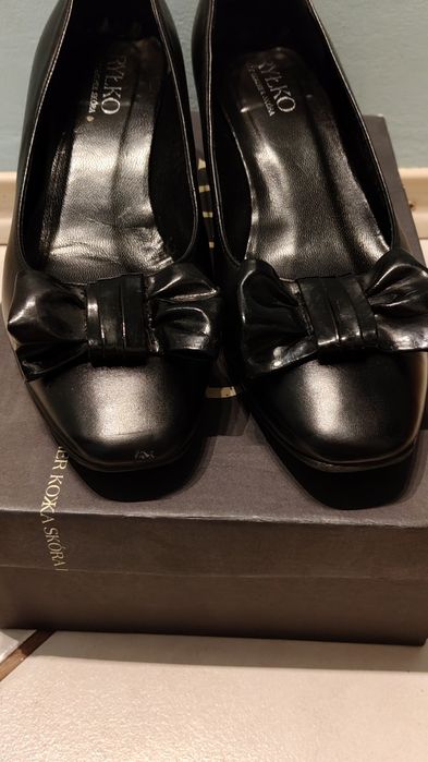Skórzane buty damskie Ryłko