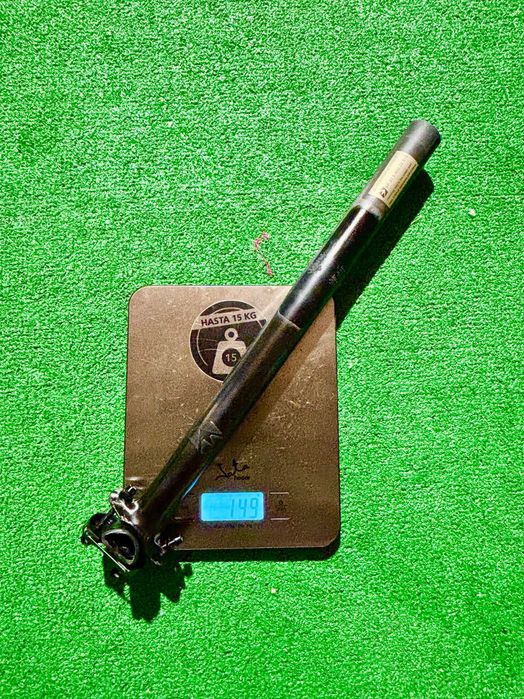 Espigão Carbono Bike Ahead composites 31.6mm Seat Post
