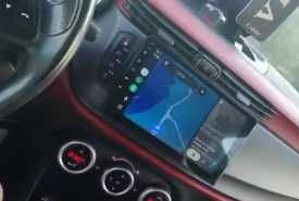 Rádio Android Junsun Alfa Romeo Giulietta 2015 a 2018 9 Polegadas CarPlay GPS WIFI 2/32GB novo