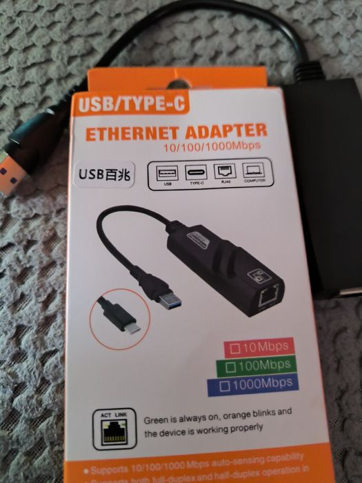 Гігабітний USB LAN RJ45 адаптер  перехідник USB 3.0 - Ethernet