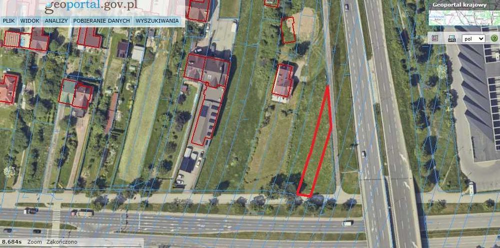 Nowy Targ - centrum - działka 382 m2