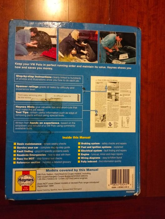 Haynes  - Volkswagen Polo (G40 incluido)(manual técnico)