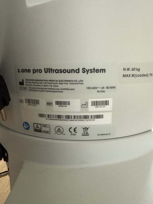 Aparat USG Mindray Zonare z.one pro demo nieuzywany 9 głowic !
