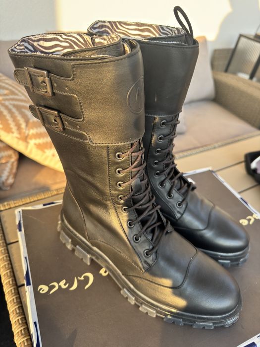 Manila Grace buty kozaki glany trapery