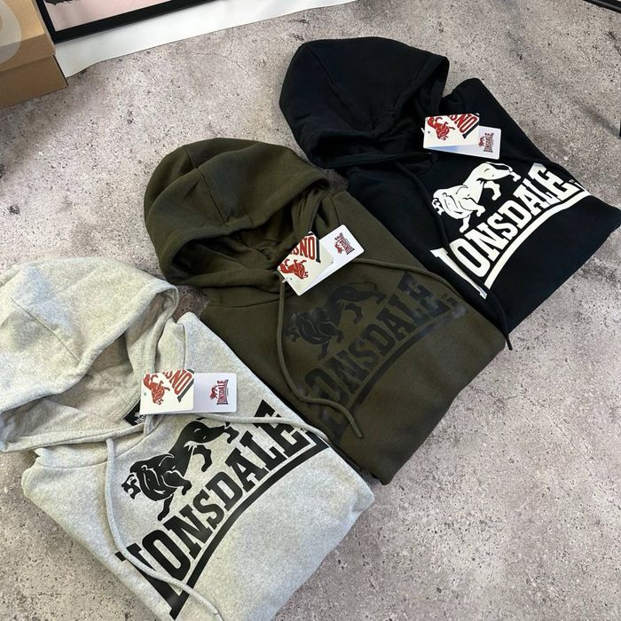 Зимові Худі Lonsdale XS S M L XL XXL