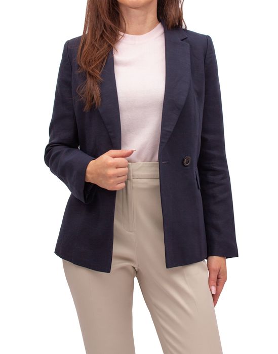 Marynarka Damska Żakiet Damski Lniany elegancki 38