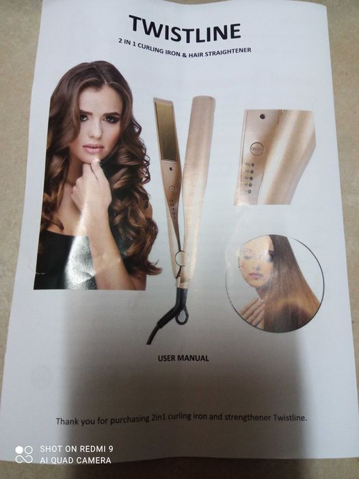 Placa Alisadora e modeladora de cabelo
( Novo com caixa original )