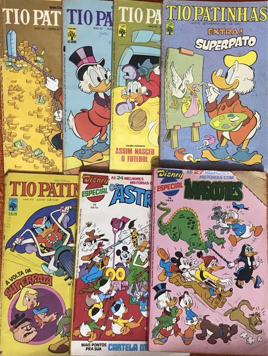 29 livros brasileiros de banda desenhada anos 70 80 e 90