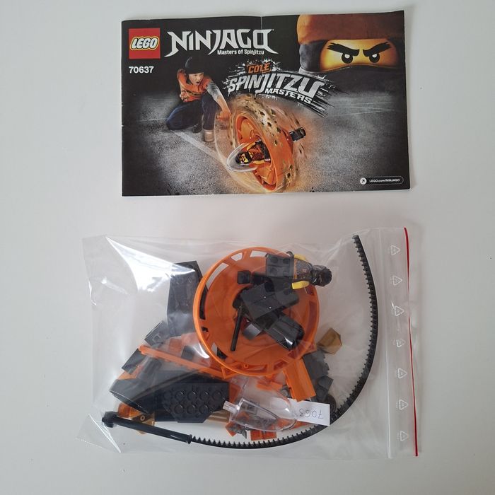 Lego NINJAGO Cole Spinjitzu Master 70637