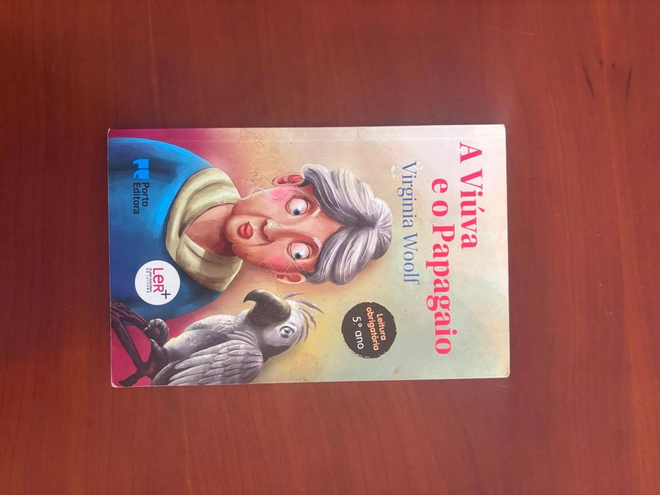 Livro A Viúva e o Papagaio de Virginia Woolf