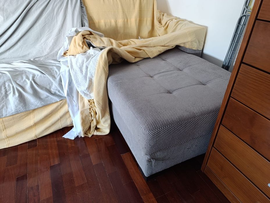 Sofá-Cama de canto (ler descrição)