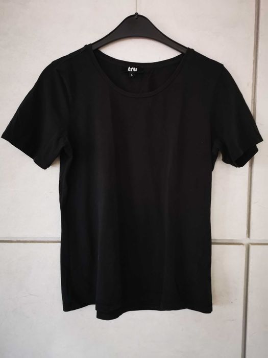 TRU czarny t-shirt r. 40/L
