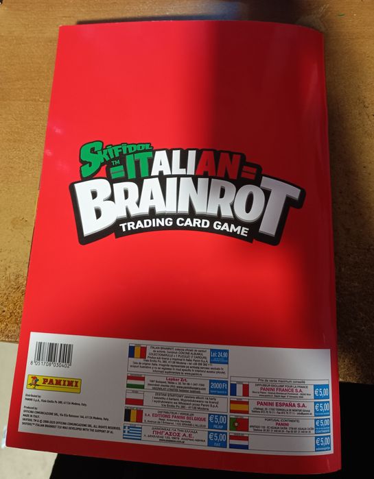 Karty Panini Skifidol Italian Brainrot