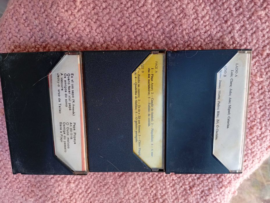 Cassetes de música Anos 80/antigas