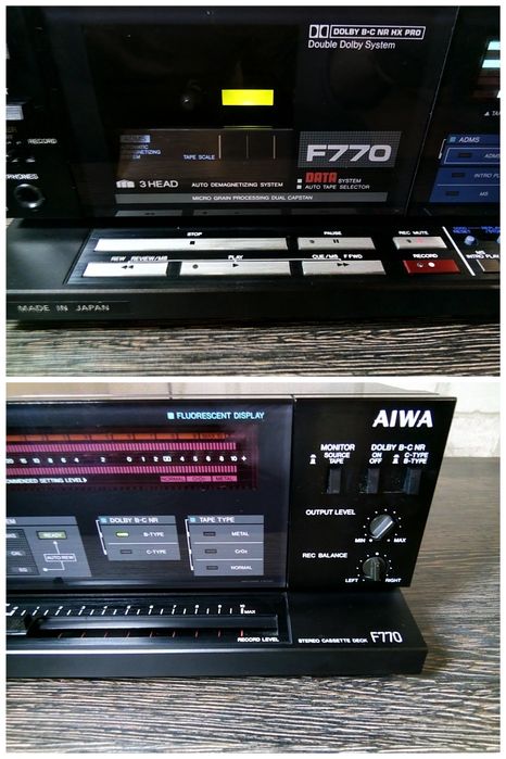 AIWA AD-F770 Stereo Cassette Deck 1982-86