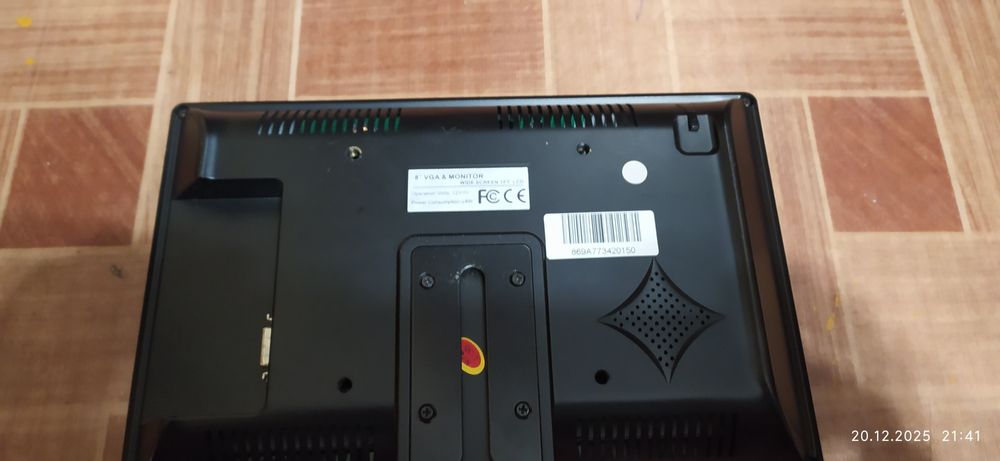 Монітор / екран 8" hdmi,vga