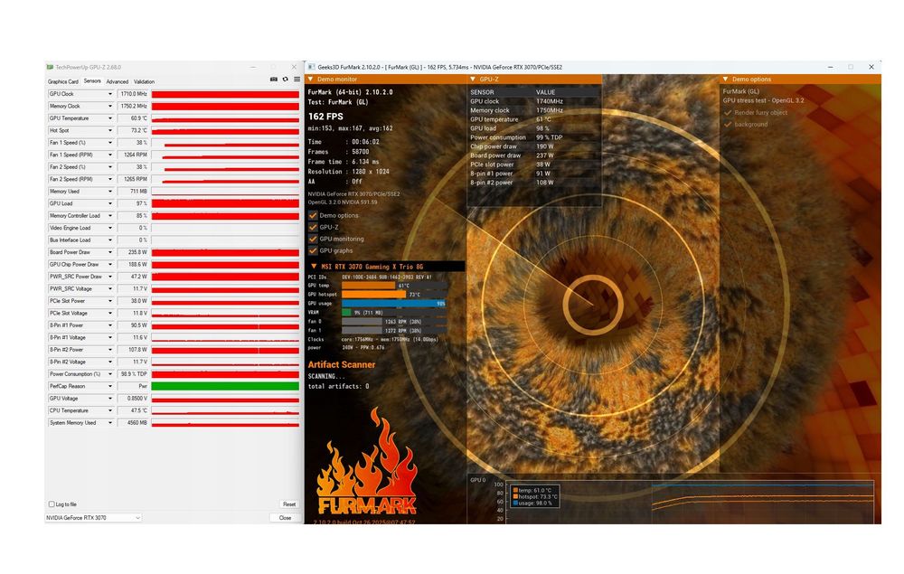 Karta graficzna MSI GeForce RTX 3070 Gaming Trio X 8GB