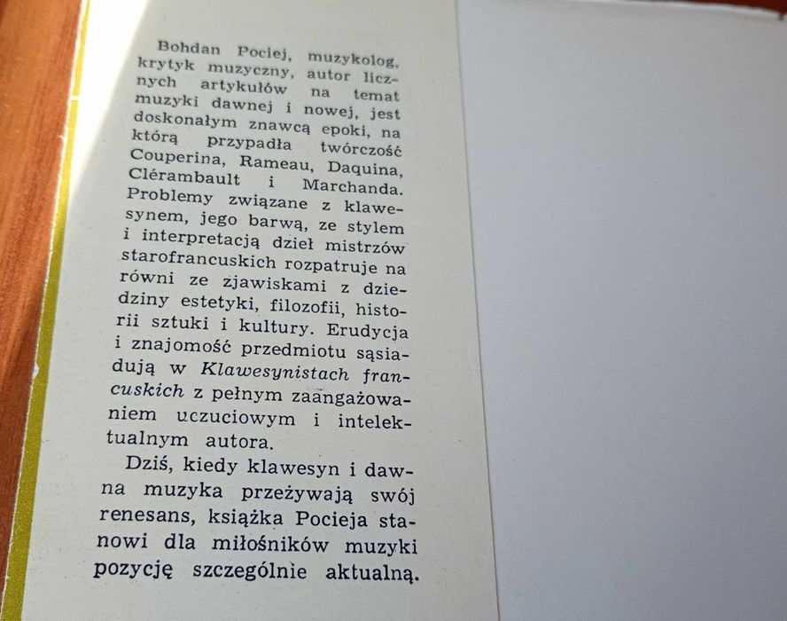 Klawesyniści francuscy / Bogdan Pociej.