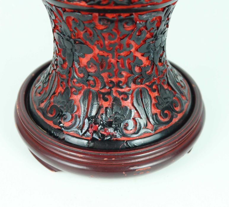 Grande jarra lacada - China - 38,5 cm