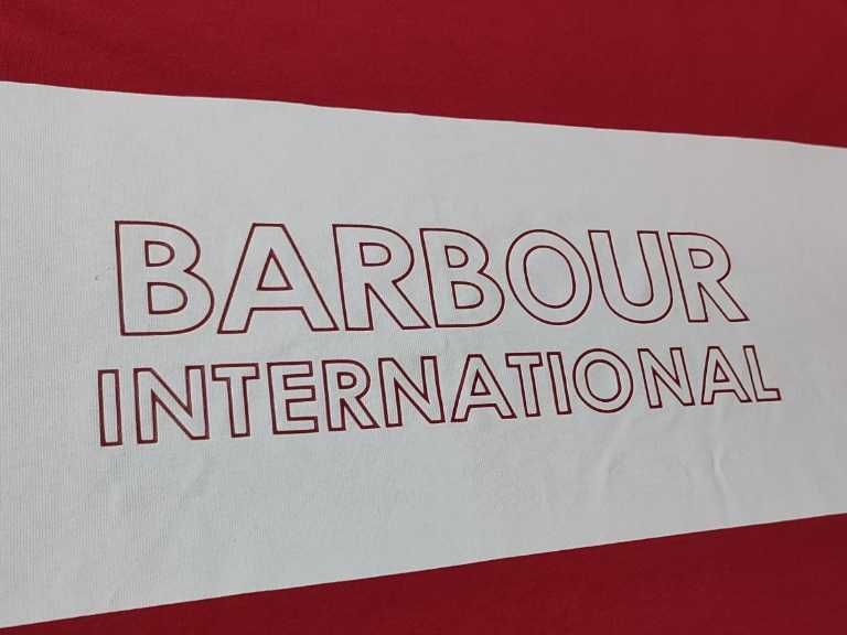 koszulka tishirt BARBOUR INTERNATIONAL klatka 62 64 - 124 128 2XL