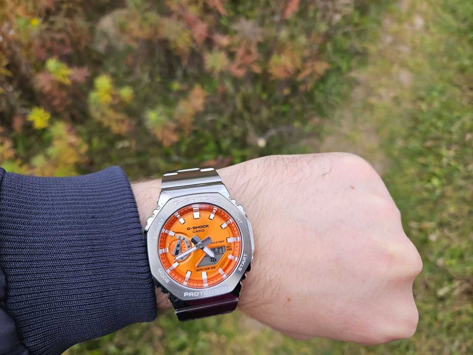 Годинник Casio G-Shock Classic GM-2110 Orange / Касіо