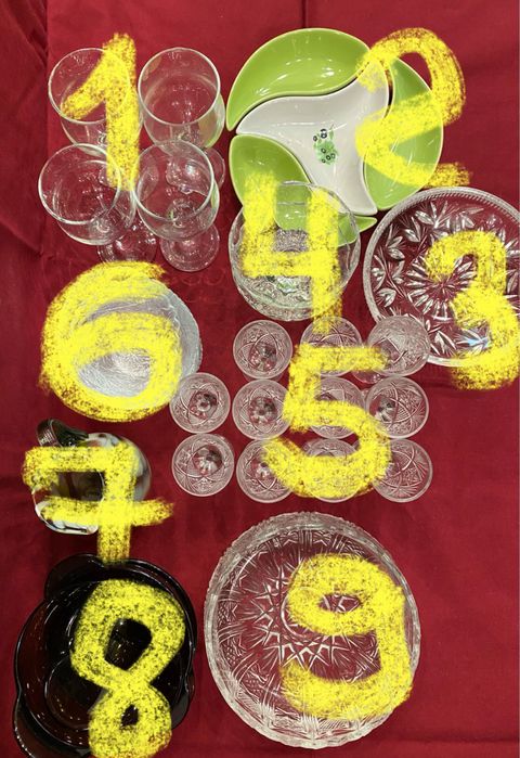 Посуд кришталь, скло, фарфор